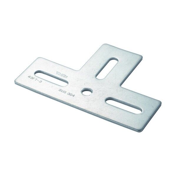 ジョイント金具43型フラットステンレス寸法130X93穴数4 131 x 93 x 3 mm TK43-FT3S 1点