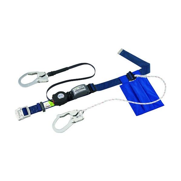 カルラック ロープ+補助ロープ式 (墜落制止用器具) ネイビー KLN-W-NB 1点