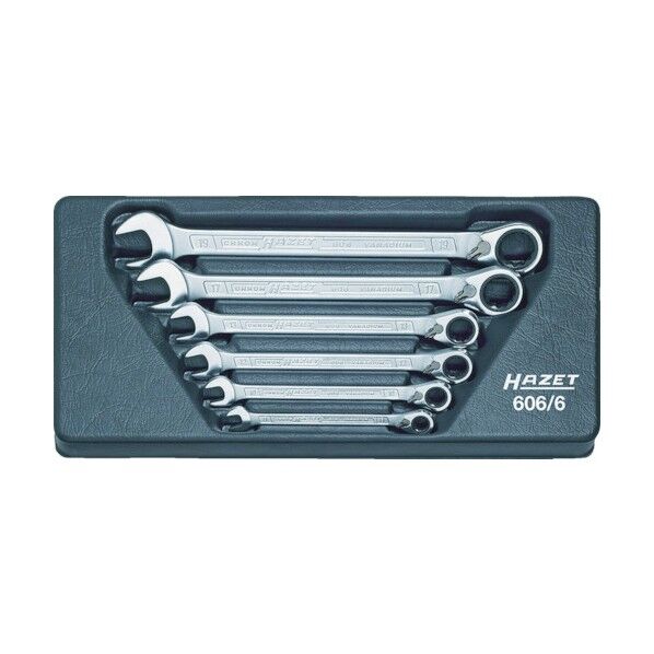 HAZET切替式ギヤレンチセット(コンビタイプ)6丁セット1S 606S6 1S