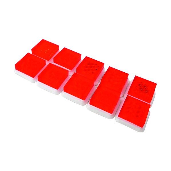 リフレクター Z-70 S-10 10角 レッド Z-70 10個