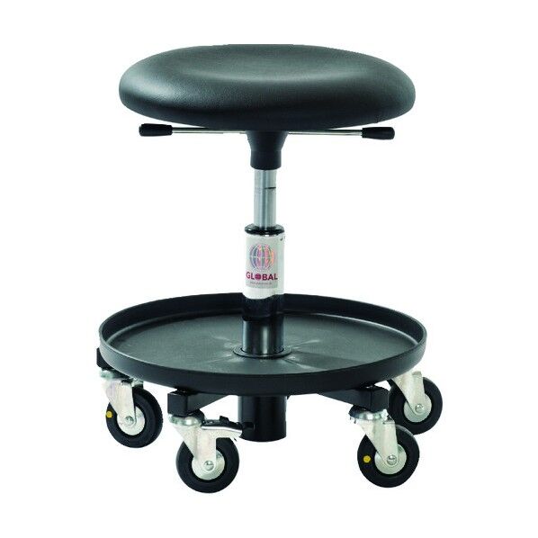 ESD対策 作業チェア 樹脂製ベース 座高37~50cm 1031853000 1点