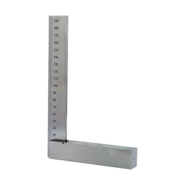 目盛付精密台付スコヤ C形 200 スコヤ C-200 1本