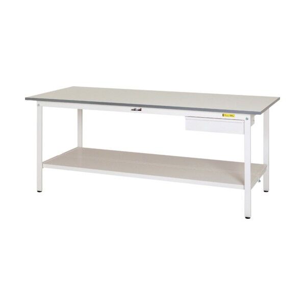 ワークテーブル 150シリーズ 固定式 キャビネット付 SUP-1560UTT-WW 1点