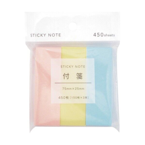 FIT MEMO 付箋 150枚 3本入 75070 1点