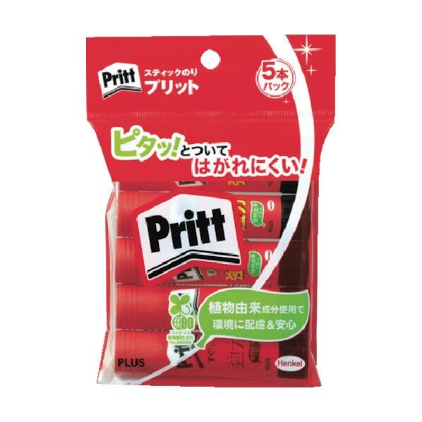 プラス プリット強粘着レギュラーセリース (29703) 156 x 110 x 24 mm 5本.