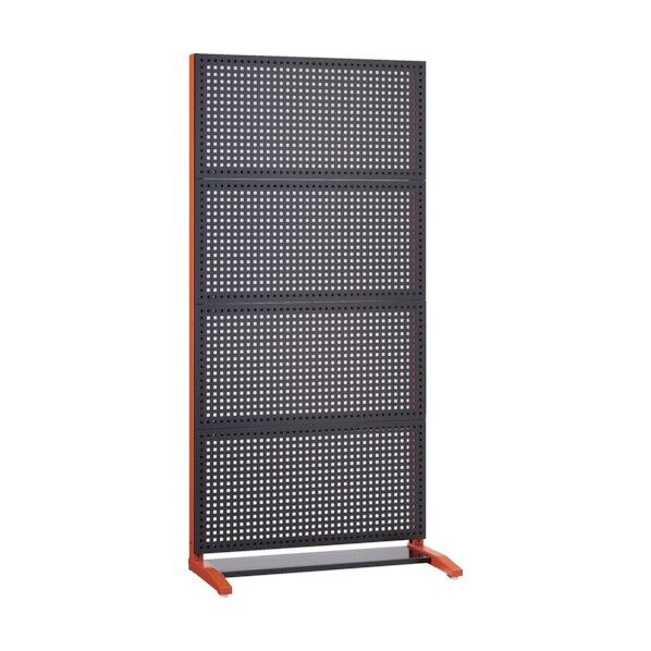 UPR型パンチングラック H1885 黒オレンジ