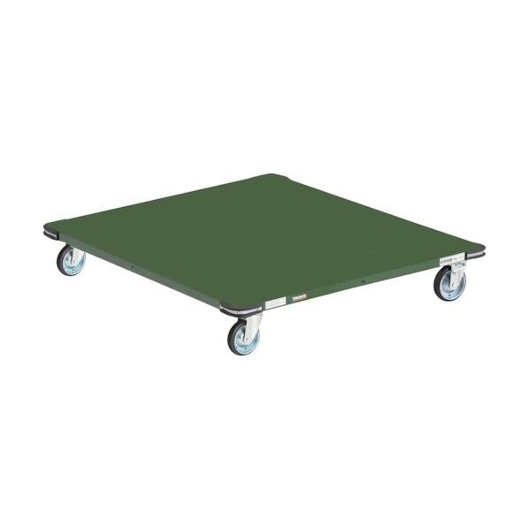 鋼鉄製平台車 1200X1200 Φ150ブレーキ付き プレス車 PHT-1212H-150 1点