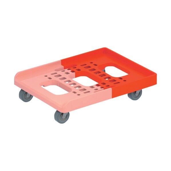 ※法人専用品※サンコー 樹脂製平台車 802488 サンキャリー5640 ピンクレッド 80248801RE401REPNZ 1点