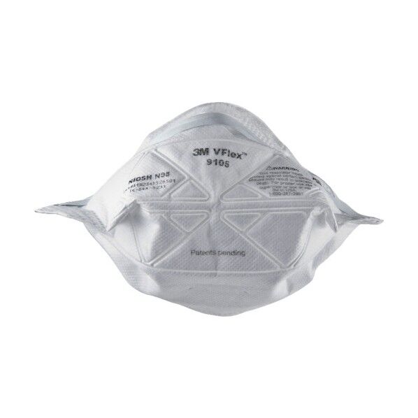 防護マスク N95認定品 2面立体構造 折りたたみ式 No.9105