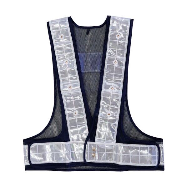 LEDベスト(70幅)紺/白 KFVK-70BW 1点