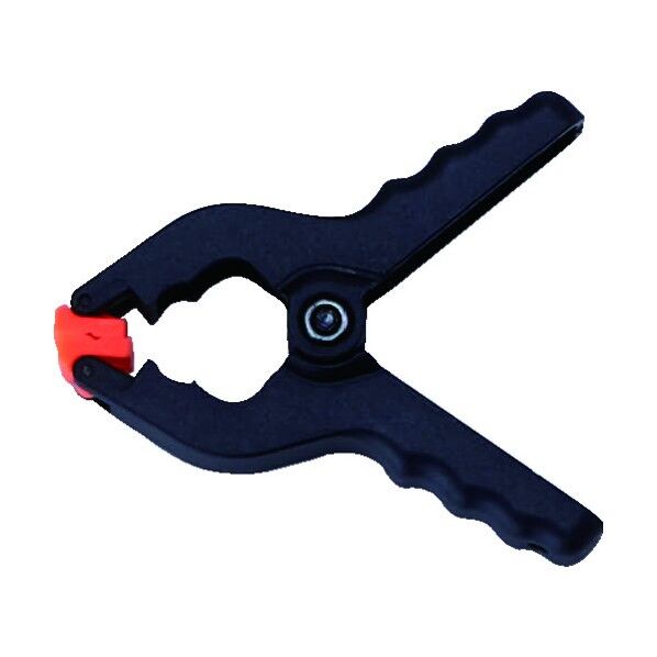 トラスコ 樹脂製スプリングクランプ 口開25mm TPSC-25A 1個...