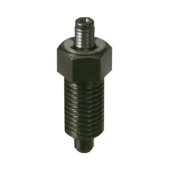 インデックスプランジャー ノブ無し スチール製 シングルナット