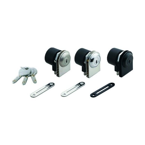 ランプ印 ミリオンロック シリンダーガラス錠 1310GL型 シリンダー錠 1310GL-SN-D(150-001-315) 1個