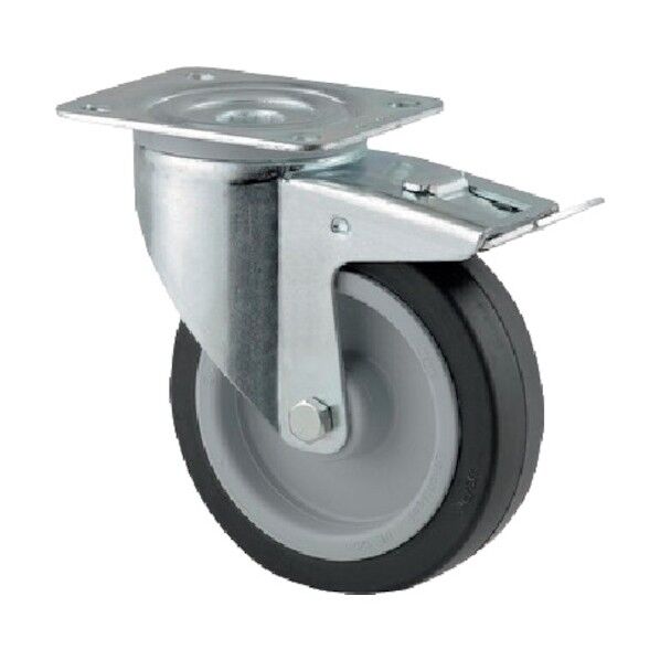 ALPHA (ゴム車) 自在式(トータルロック付)