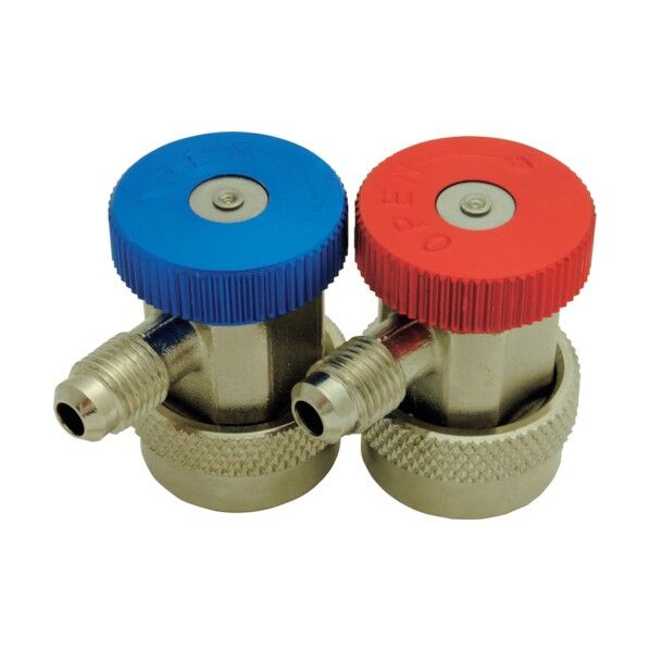 2PC R134A用クイックカプラーセット バルブタイプ 2026000008653 2S