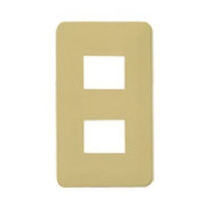 フルカラーモダンプレート2個用(標準プレート)ダークベージュ WN6002Y10 10個