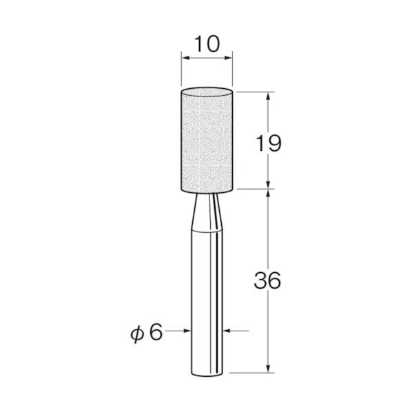軸付砥石 G6211 5本