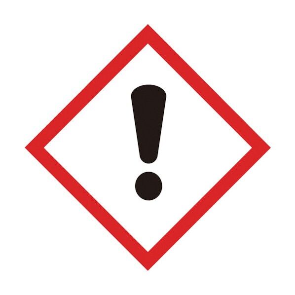 GHSラベル標識 感嘆符! 20×20mm PET GHS20-EP 5枚