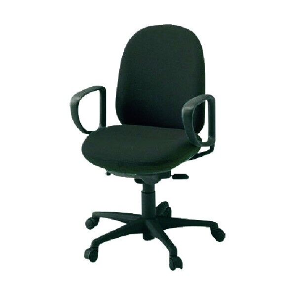 652854)事務イス 950-2 KB-F22SEL-N BK 1点