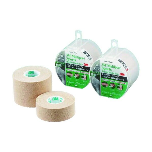 マルチポアスポーツ レギュラー伸縮固定テープ ブリスターパック 2743BLP-25 2巻