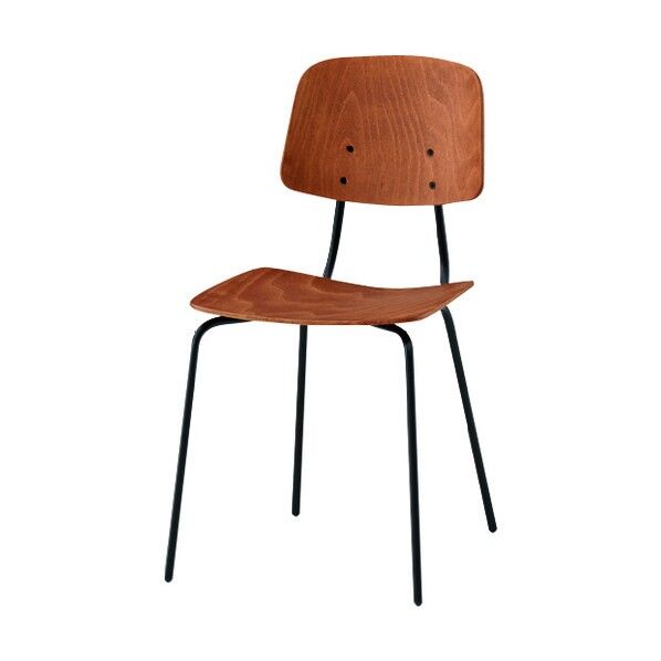 ノットワーク背座セパレートチェアヌード 背座ラスティックビーチM・脚サテンブラック KLL-111-TT 1点