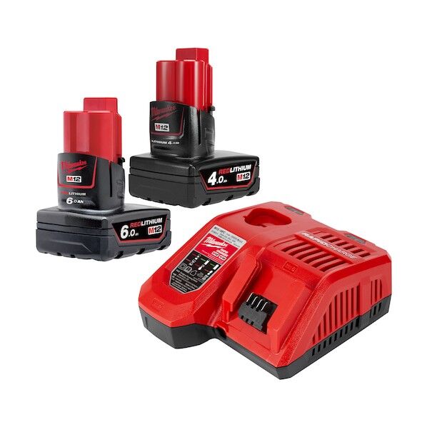 ミルウォーキー M12 4.0Ah&6.0Ah FCスタートキット M12-18 NRG-642 JP 1点...