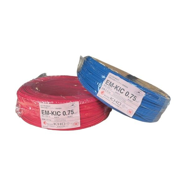 EM-KIC0.75 赤 200m EMKIC0.75SQ-01-200M 1点