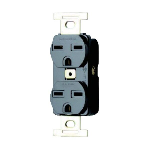 埋込ダブルコンセント接地2P