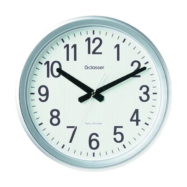 電波掛時計 ダクスト 320×320×49mm GDK-003 1個