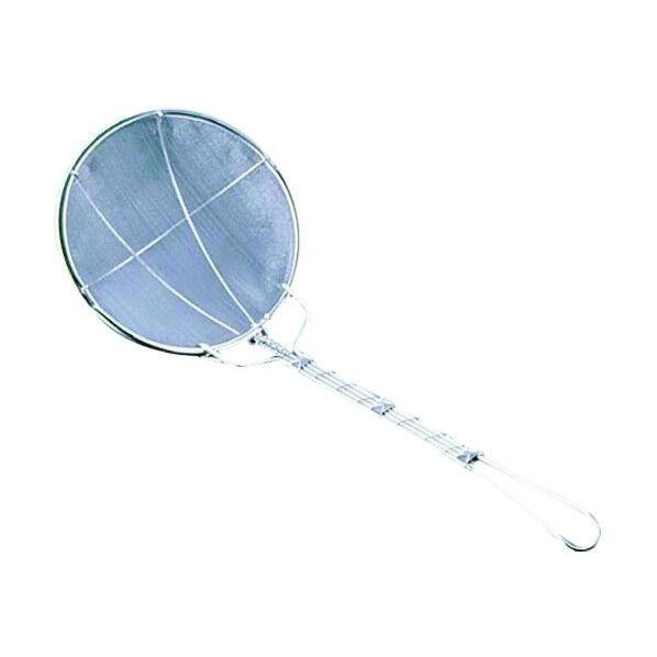 シンドー 18-8強力プレス 丸カス揚ゲ 細目(40メッシュ)12cm 12cm AKS3301 1個