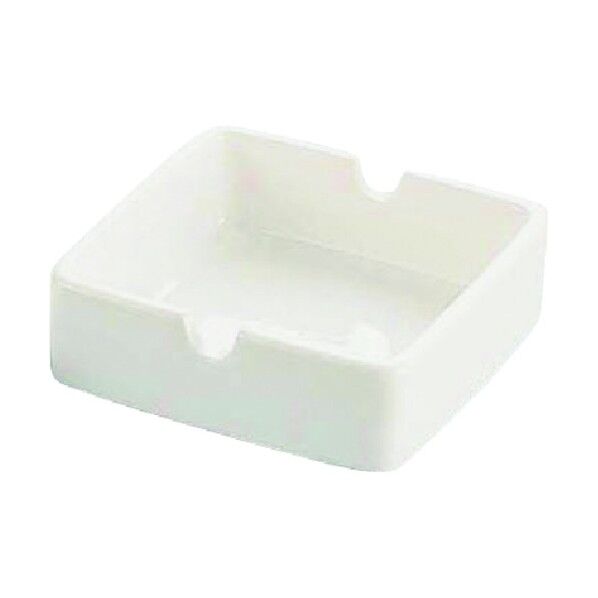 エムズジャパン 陶器 ホワイト 角形灰皿 Y-405 PHIJ801 1個