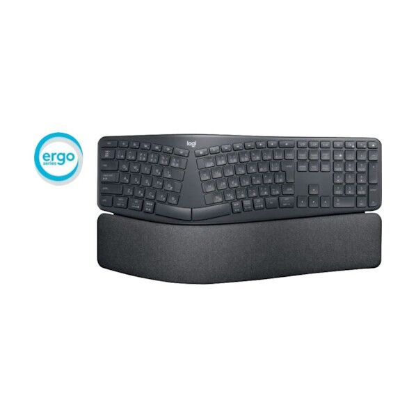 ロジクール ERGO K860エルゴノミック スプリット キーボード フォービジネス K860B 1点...