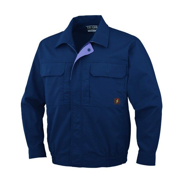 コーコス 長袖ブルゾンP－5581 1 ネイビー L P-5581-1-L 1個