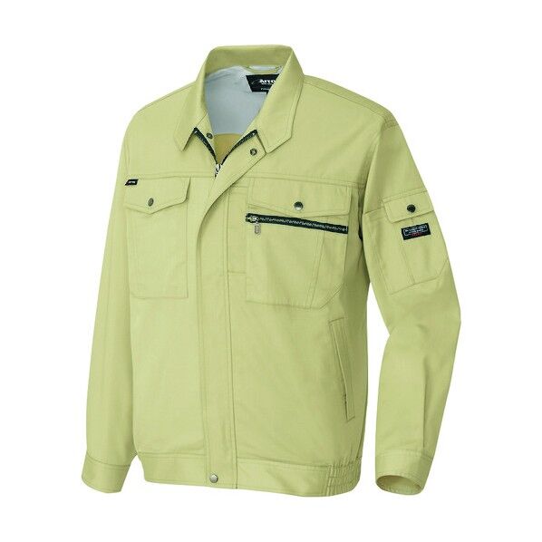 長袖サマーブルゾン(男女兼用)AZ3230-019マスタード4L 019マスタード 4L 3230 1