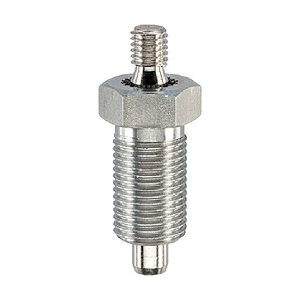 HALDER インデックスボルト 六角カラー付 ノブなし ステンレス鋼 22120.0426 1