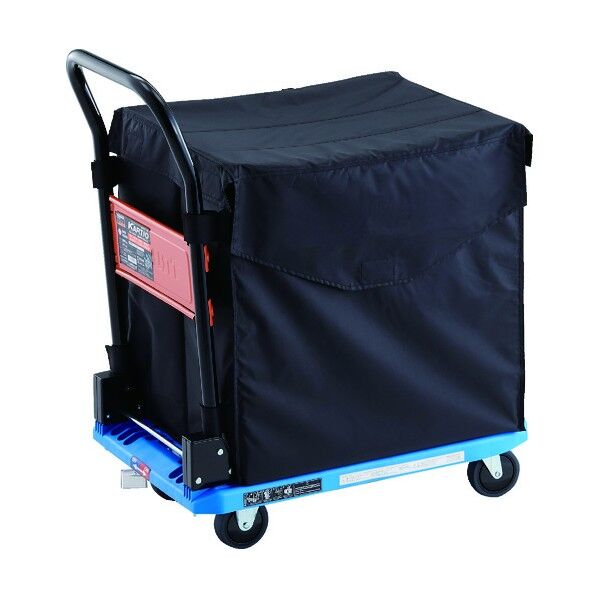 樹脂台車 カルティオ CHBハンドトラックボックス付 樹脂ストッパー付 ブルー MPK-720-B-JS-CHB 1点