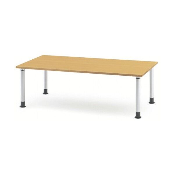 ※法人専用品※藤沢工業 ダイニングテーブル アジャスタータイプ 1200X750 メープル MKT-1275 MP 1点...