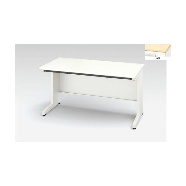 平デスク (浅型引出し付) XEDH147F-S-WS 1点