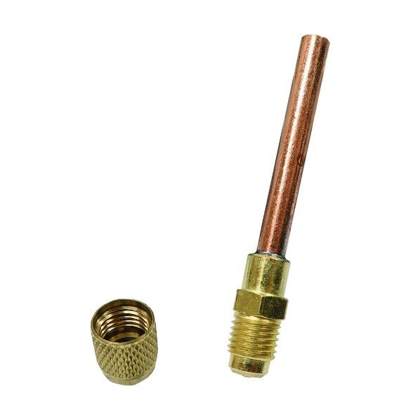 アクセスバルブ 溶接チューブ 1/4 A31004 5個