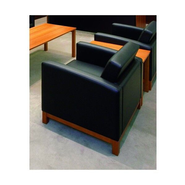 31743)IB-45 アームチェア IB-451WK2 BK 1点