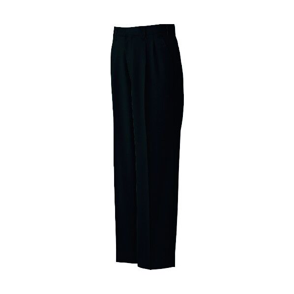 冬 ツータックパンツ ブラック色 76サイズ WA20154-9-76 1点