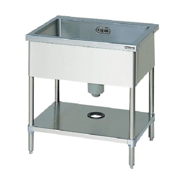 一槽シンク バックガードなし950×750×800(ホース付) BS1-097N 1点