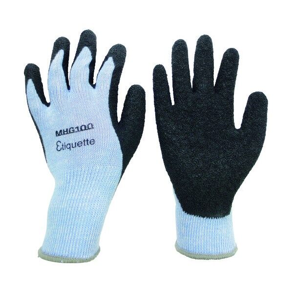 天然ゴム背抜き手袋 消臭機能糸使用 10ゲージ編