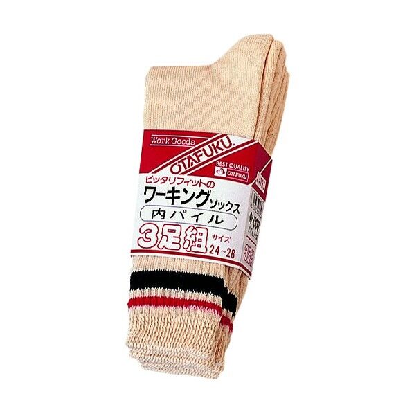 フィットパイル・キナリ先丸 #733 3足組