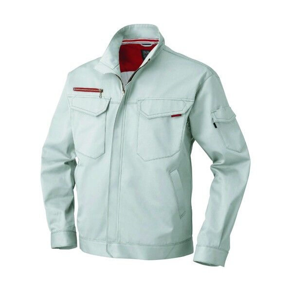 冬 長袖ジャケット シルバー色 Sサイズ WA21221R-6-S 1点