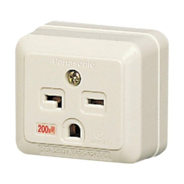 15A・20A兼用接地角型コンセント