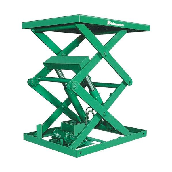 テーブルリフト 3TON フットスイッチ 均等荷重3000kg 揚程2400mm 2AX300KWF 1点