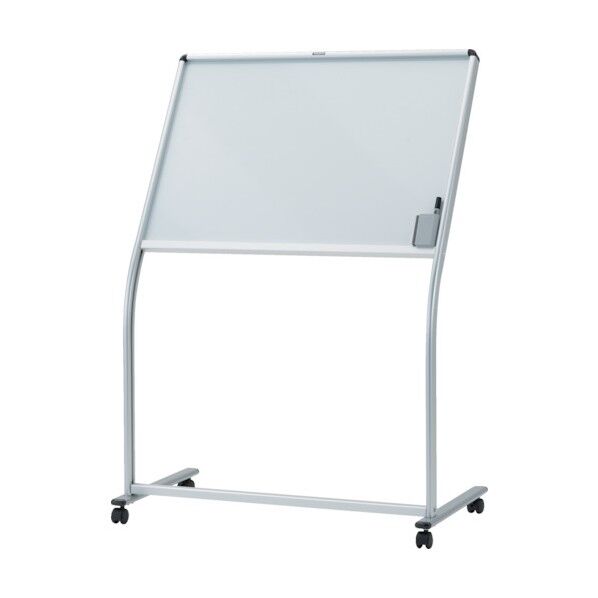 片面固定移動ボード 無地 アルミ製ホワイトボード 650X850