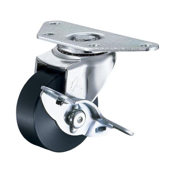 Eシリーズコーナータイプ自在SP付MCナイロン車40mm 平戸車 215EMC40 1個