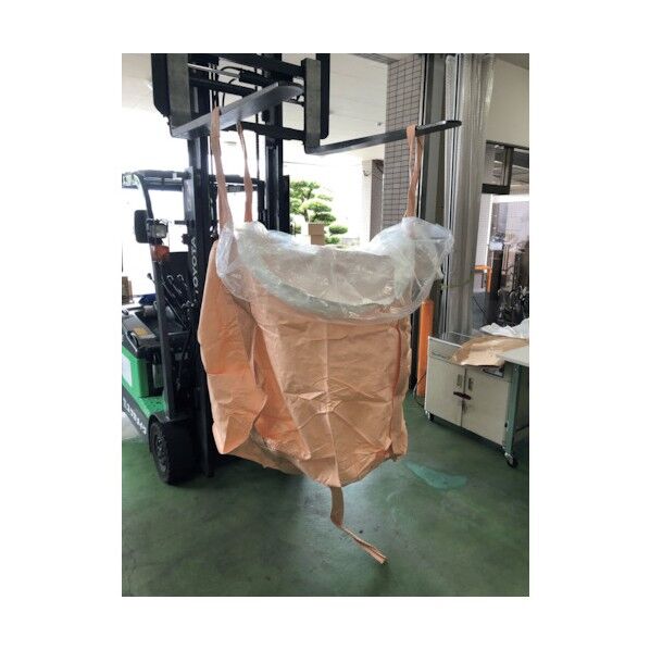 フレコンバッグ 排出口無 内袋付 直径1100mm×高さ1100mm 1000kg W-630 1個